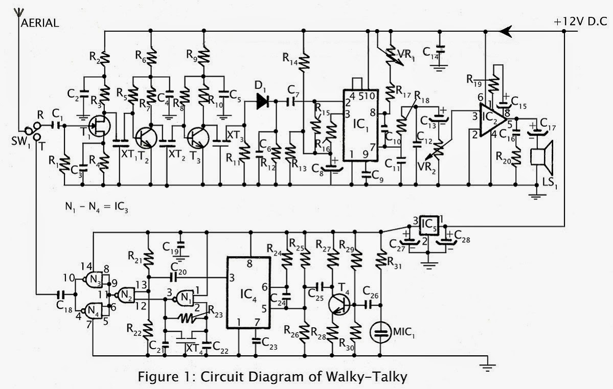 WALKY TALKY - Switched wiring Circuit r13 8 switch wiring diagram 