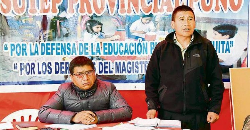 SUTEP Puno se va a huelga desde el lunes 18 de junio SUTEP Puno se va a huelga desde el lunes 18 de junio