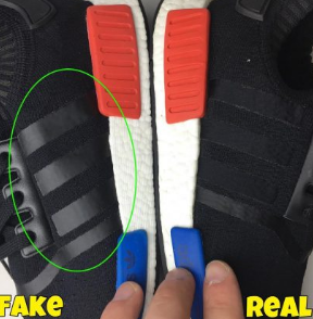 adidas nmd tri color fake vs real