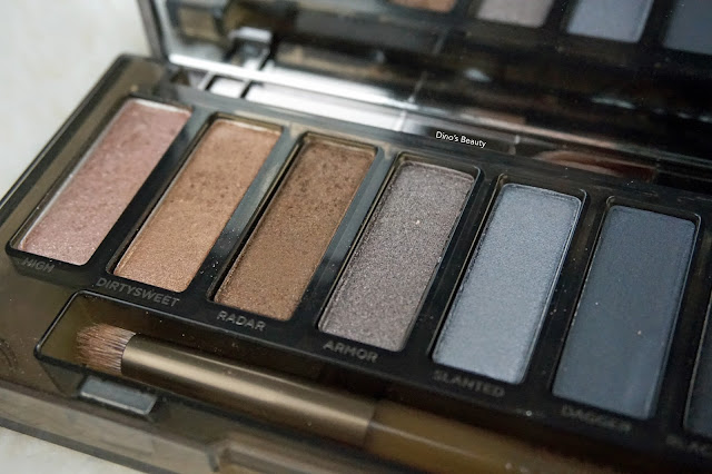 Dino's Beauty Diary - Urban Decay Smoky Palette Review and Swatches