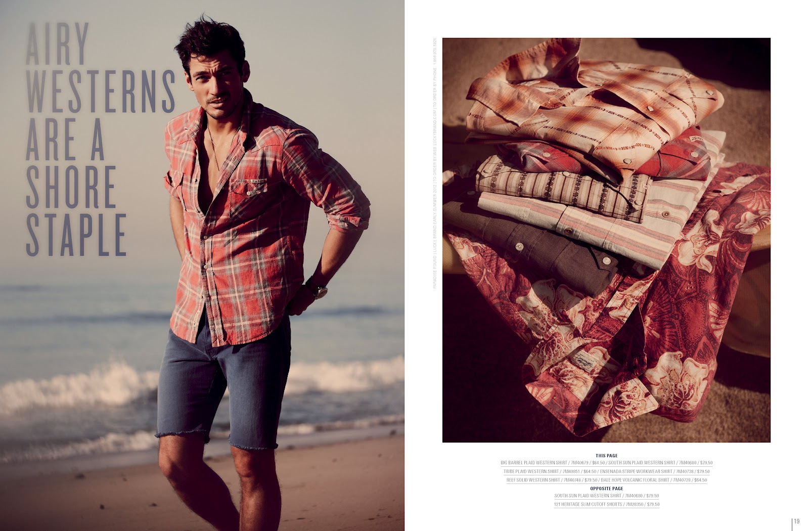 David Gandy Source Lucky Brand Summer 2012 Catalog HQ