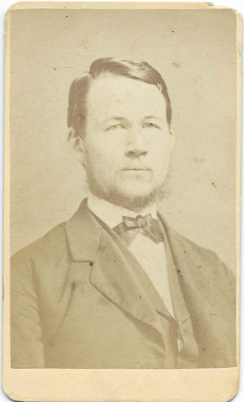Heirlooms Reunited CDV of "Mr. Walker"; taken by the Hardy studio of