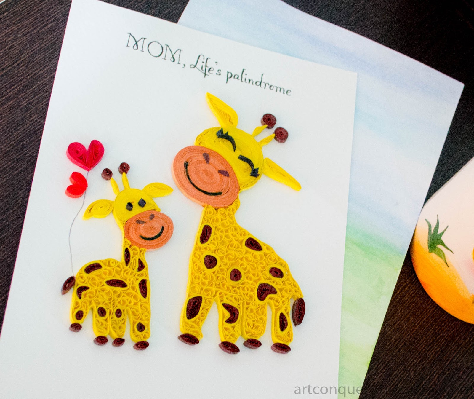 quilling mothers day