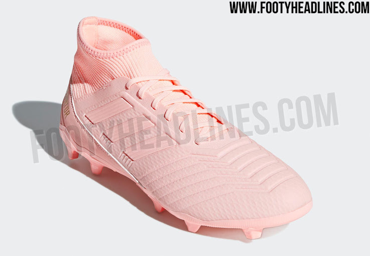 pink predator cleats