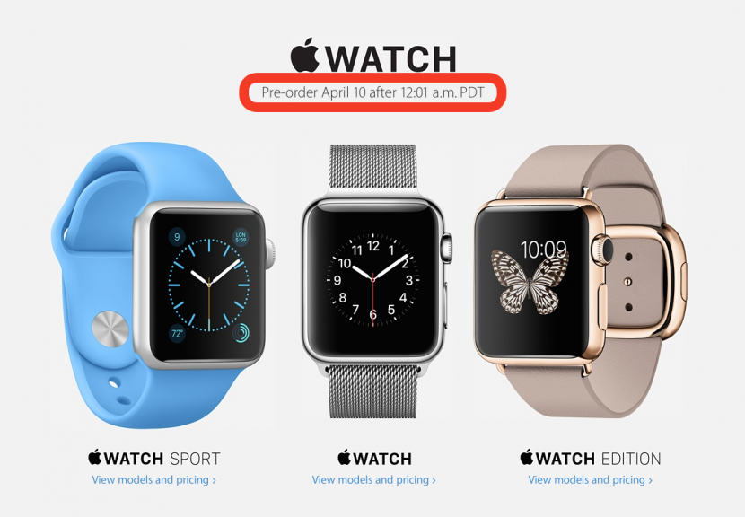 Ya puedes Comprar el Apple Watch (solo reservas)