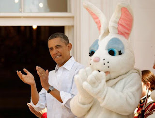 President Obama and the Easter Bunny!