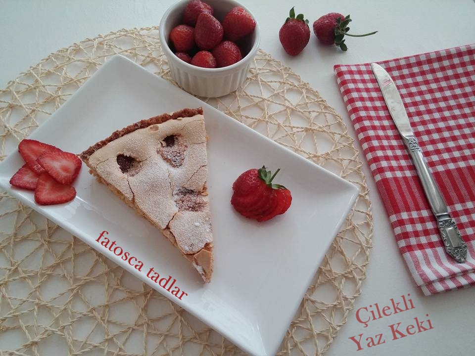 fatosca tadlar ÇİLEKLİ YAZ KEKİ