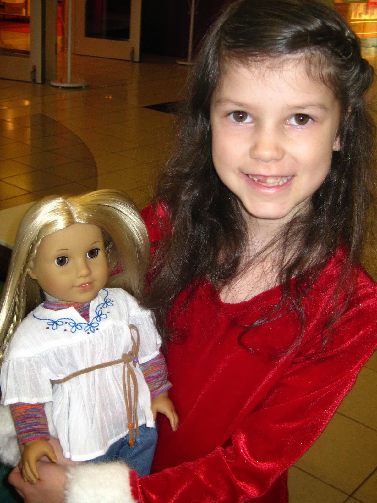 Tea With Friends: Amelia & I visit the American Girl doll store!