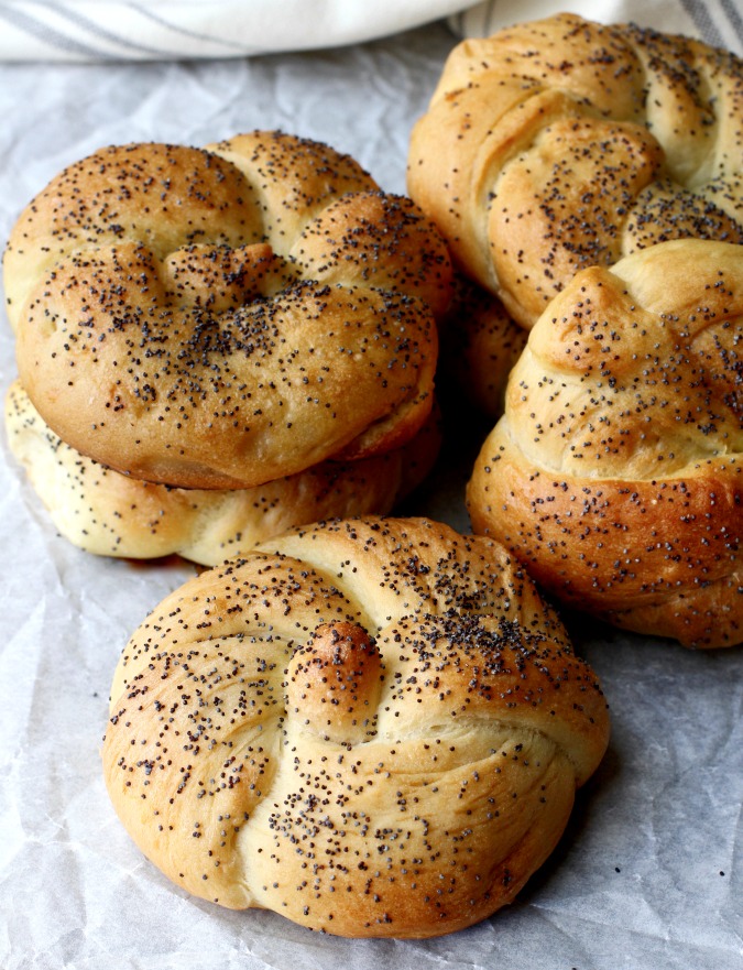 These Kaiser Rolls are so wonderful for deli-style sandwiches that are stuffed with meats, such as pastrami or roast beef.