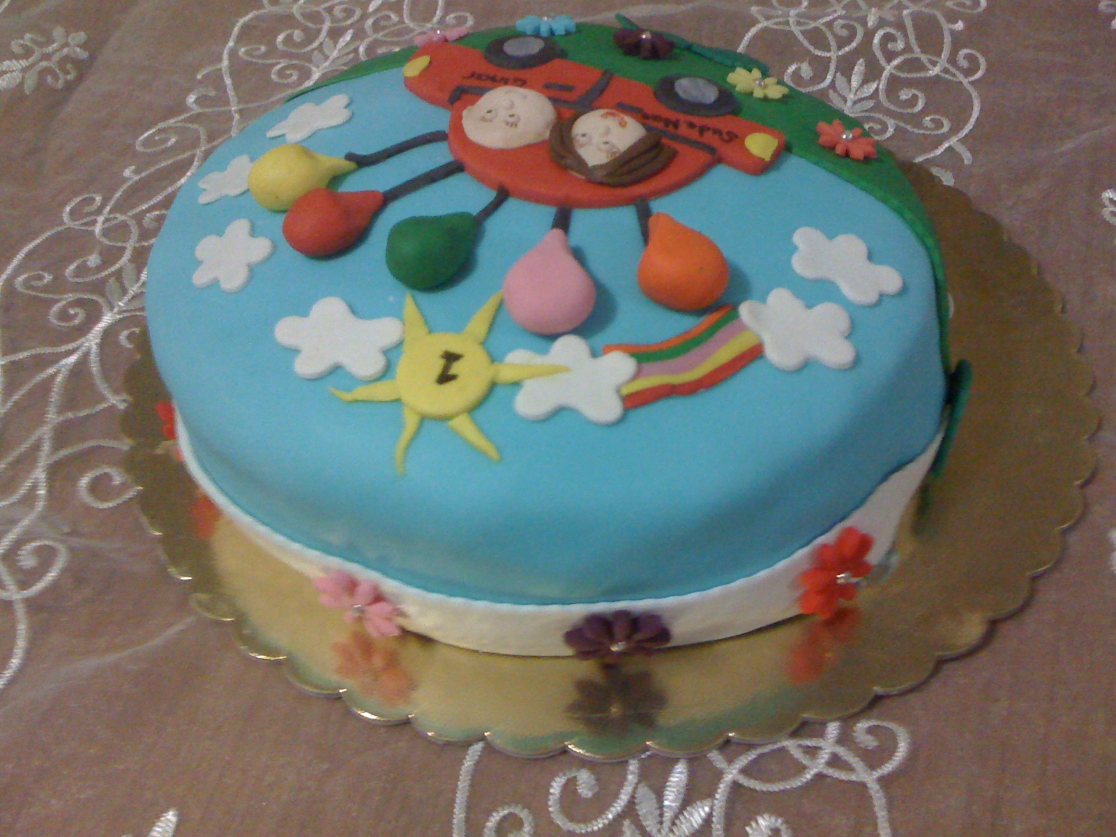 PASTA & CAKE Çınar Bebek 1 Yaş Pastası