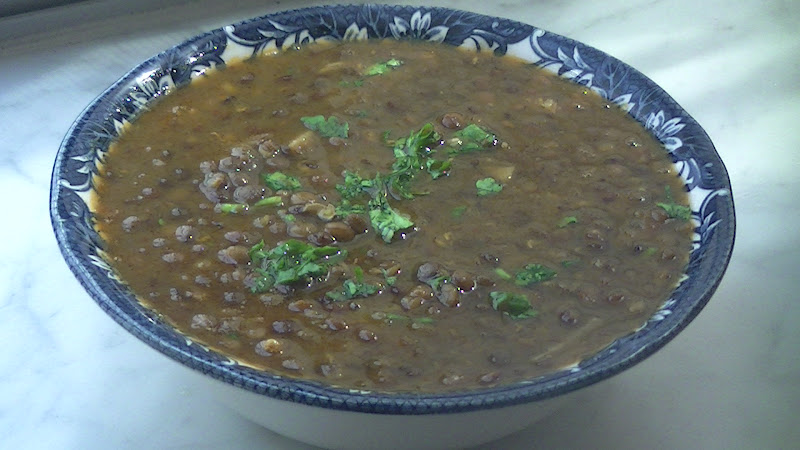 mittu cooking love: Kali Masoor Dal Recipe | Black Lentil Soup made