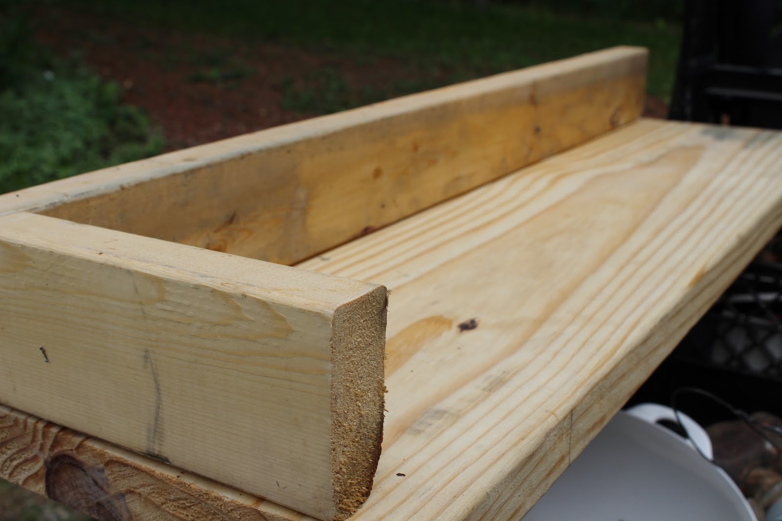 Ohio Thoughts: Building A Hog Trough