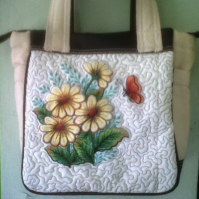 chrysant embroidery bag