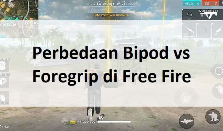 Bagus Mana Inilah 5 Perbedaan Bipod Vs Foregrip Di Free Fire