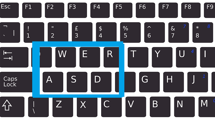 Буквы клавиатуры поменялись местами