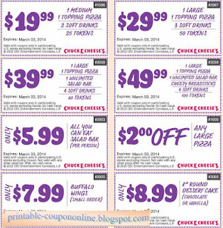 Free Printable Chuck E Cheese Coupons Free Printable Chuck E Cheese Coupons