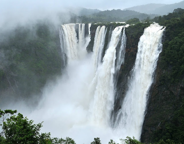 Seven Sisters Falls, Cherrapunjee, Meghalaya, India