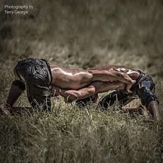 Copyright (Credit) Terry George Turkish oil wrestlers