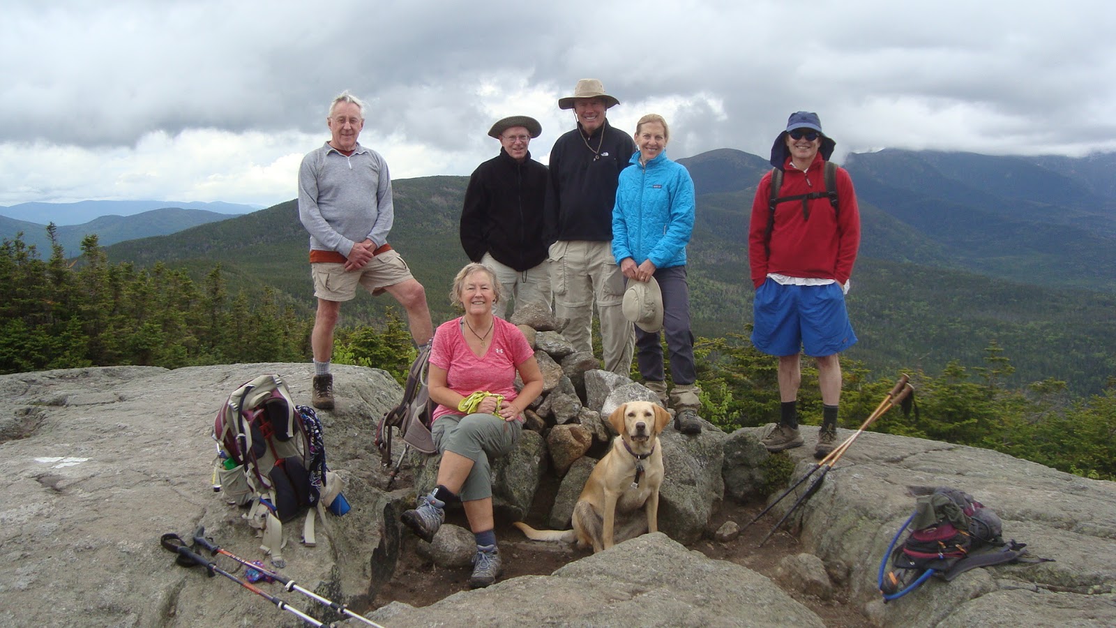 Over The Hill Hikers A group, hikes Mt. Jackson, June 7th