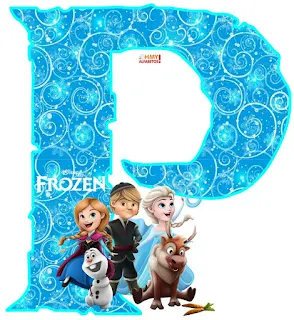 Alfabeto de Frozen con los Personajes. 