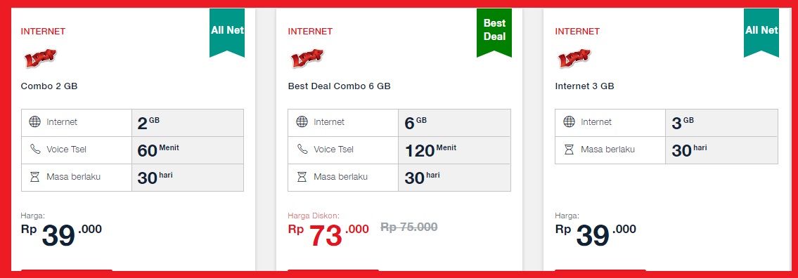 Daftar Harga Paket Internet Murah Telkomsel Loop Terbaru Update 2019 Cara Cek Sisa Paket