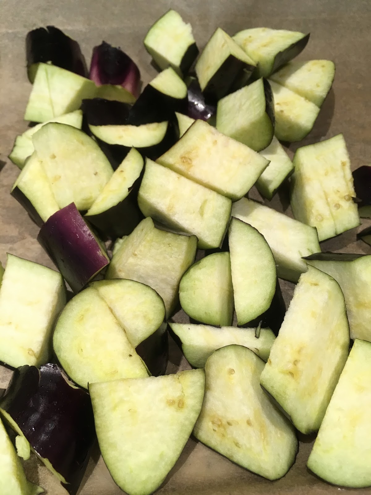 Gluten Free AZ Cauliflower Rice and Japanese Eggplant