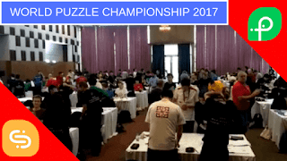 It shows the last moments from World Puzzle Championship 2017