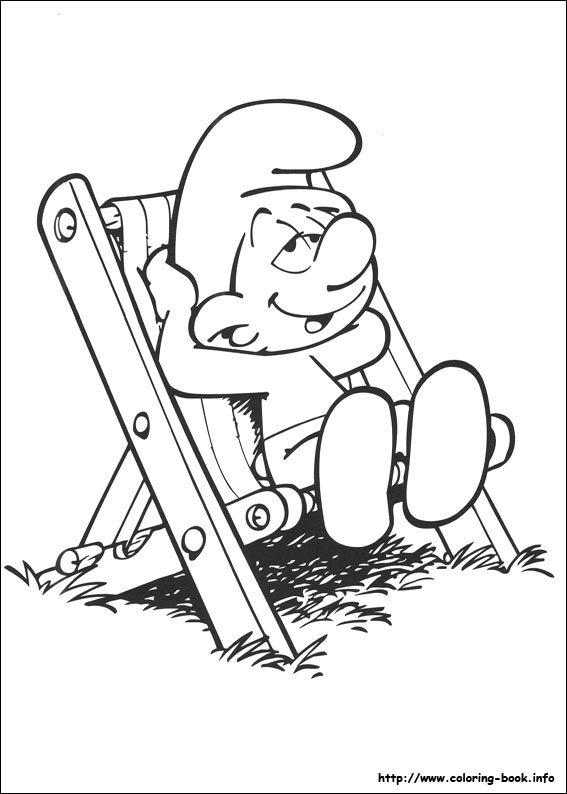 Masami Lauman: 3 Lazy Smurf Coloring Pages