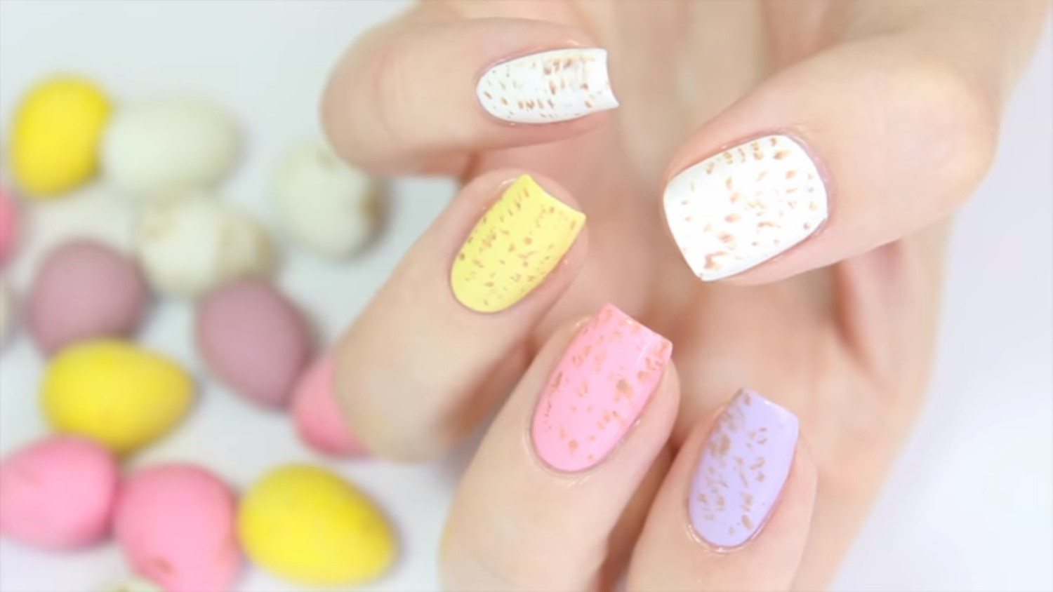 1. Easter Egg Acrylic Nails - wide 10