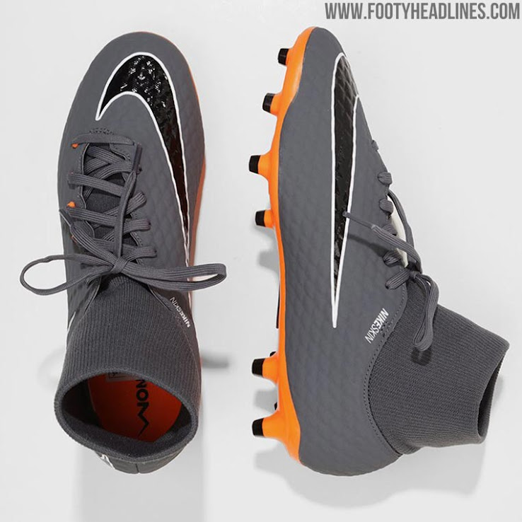 grey nike football boots
