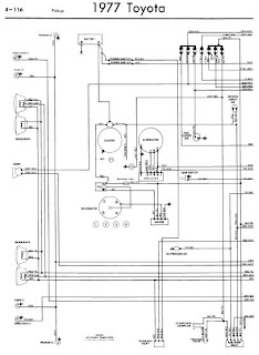 repair-manuals: Toyota Pickup 1977 Wiring Diagrams