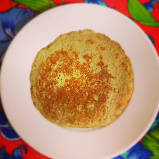 Panqueca Low Carb Banana verde