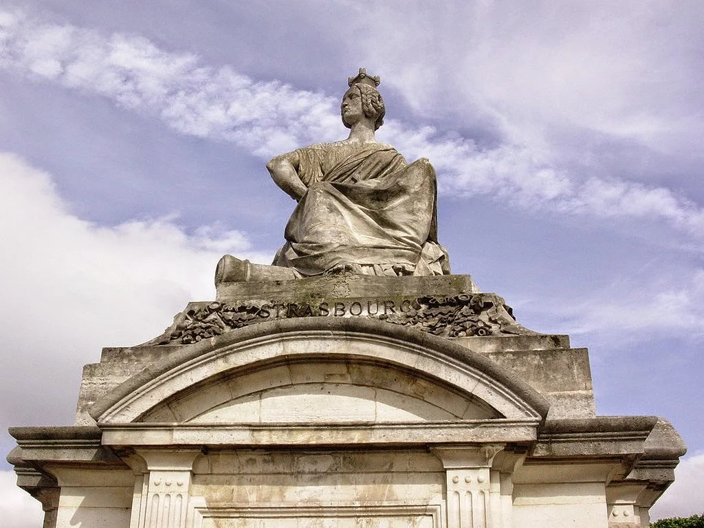 James Pradier Statue of Strasbourg on place de la Concorde