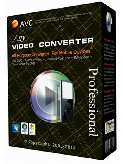 Any Video Converter Professional 6.2.3 poster box cover