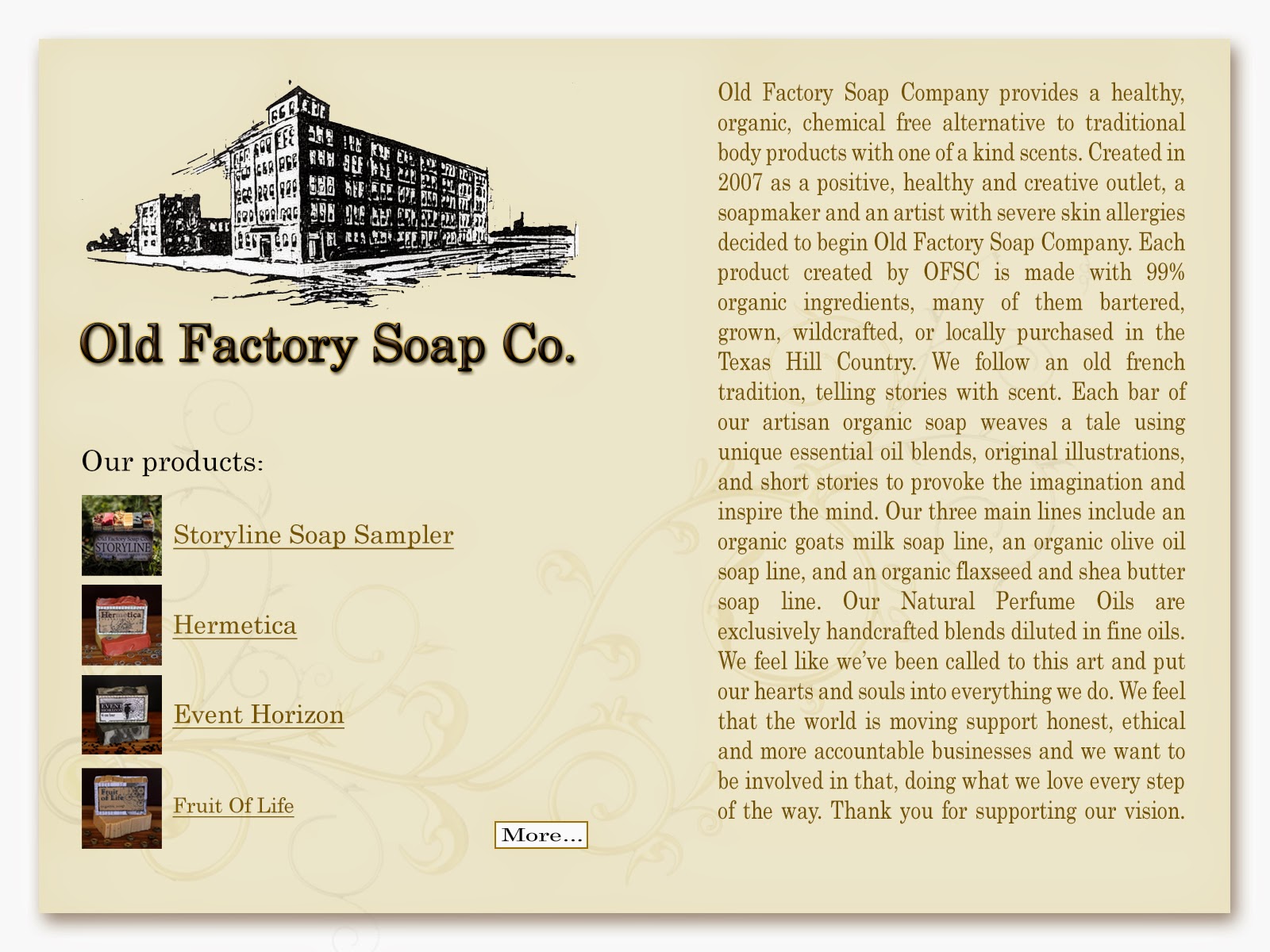 Old factory soap co.