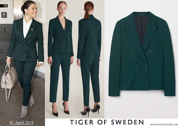 Crown Princess Victoria wore Tiger of Sweden Molena blazer