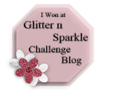 Wow... I'm a winner at Glitter and Sparkle
