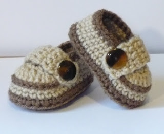 Let's create: Crochet Baby Boy Shoes