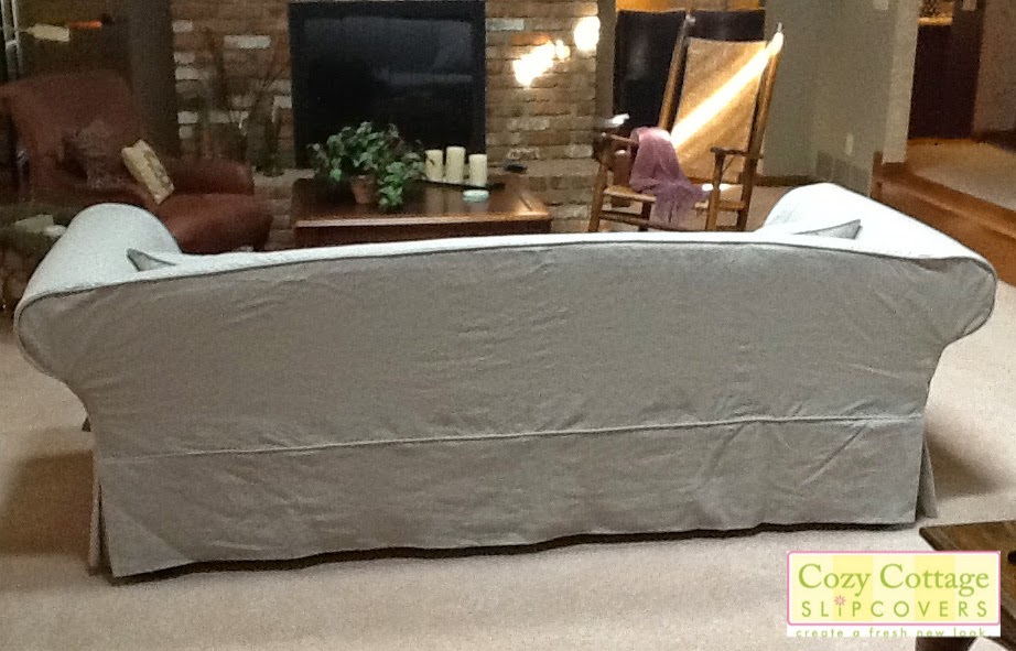 Cozy Cottage Slipcovers Linen Sofa Slipcover