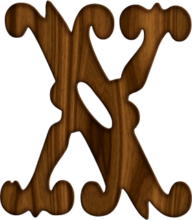 Abecedario hecho en Madera Estilo Cowboy. Alphabet made in Cowboy Style Wood.