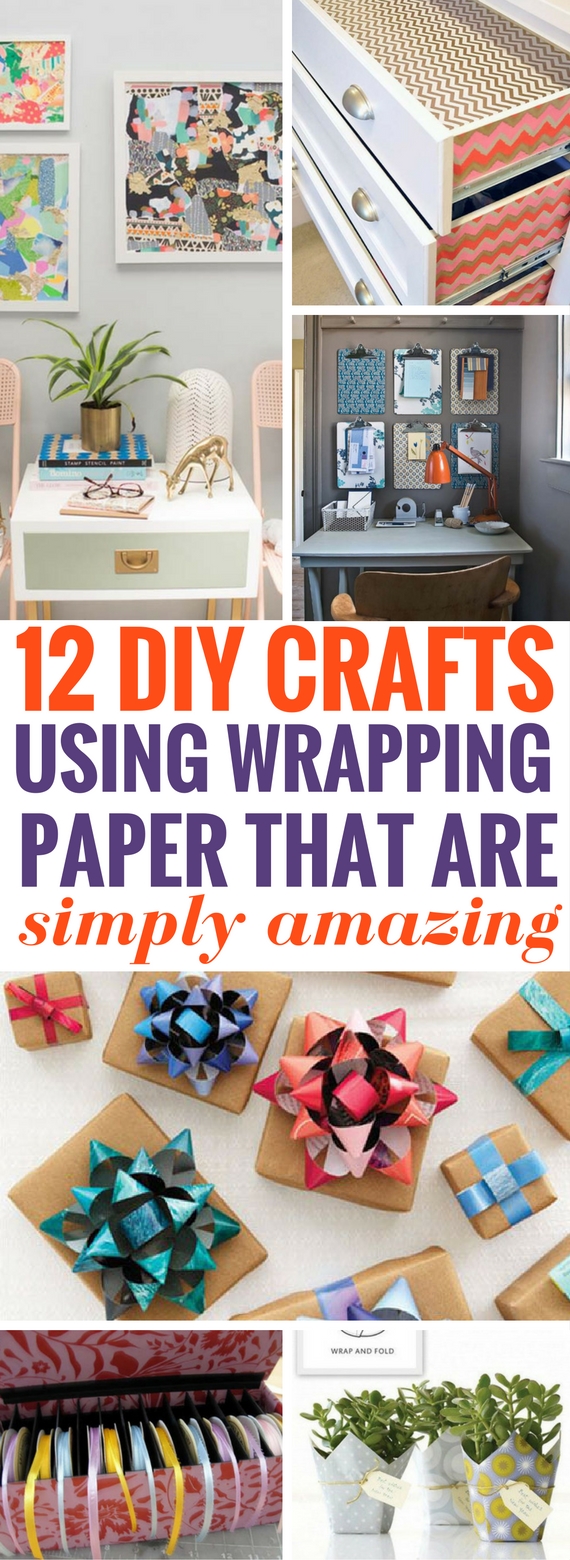 12 DIY Crafts Using Wrapping Paper That Are Just Amazing Craftsonfire