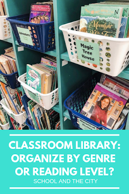 Should my classroom library be organized by genre or reading level? How do I find affordable books? How do kids return the books correctly? Your classroom library questions: answered! {blog post by School and the City}