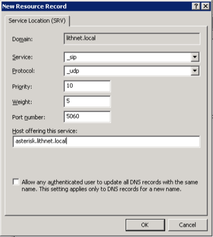 srv dns sip records understanding