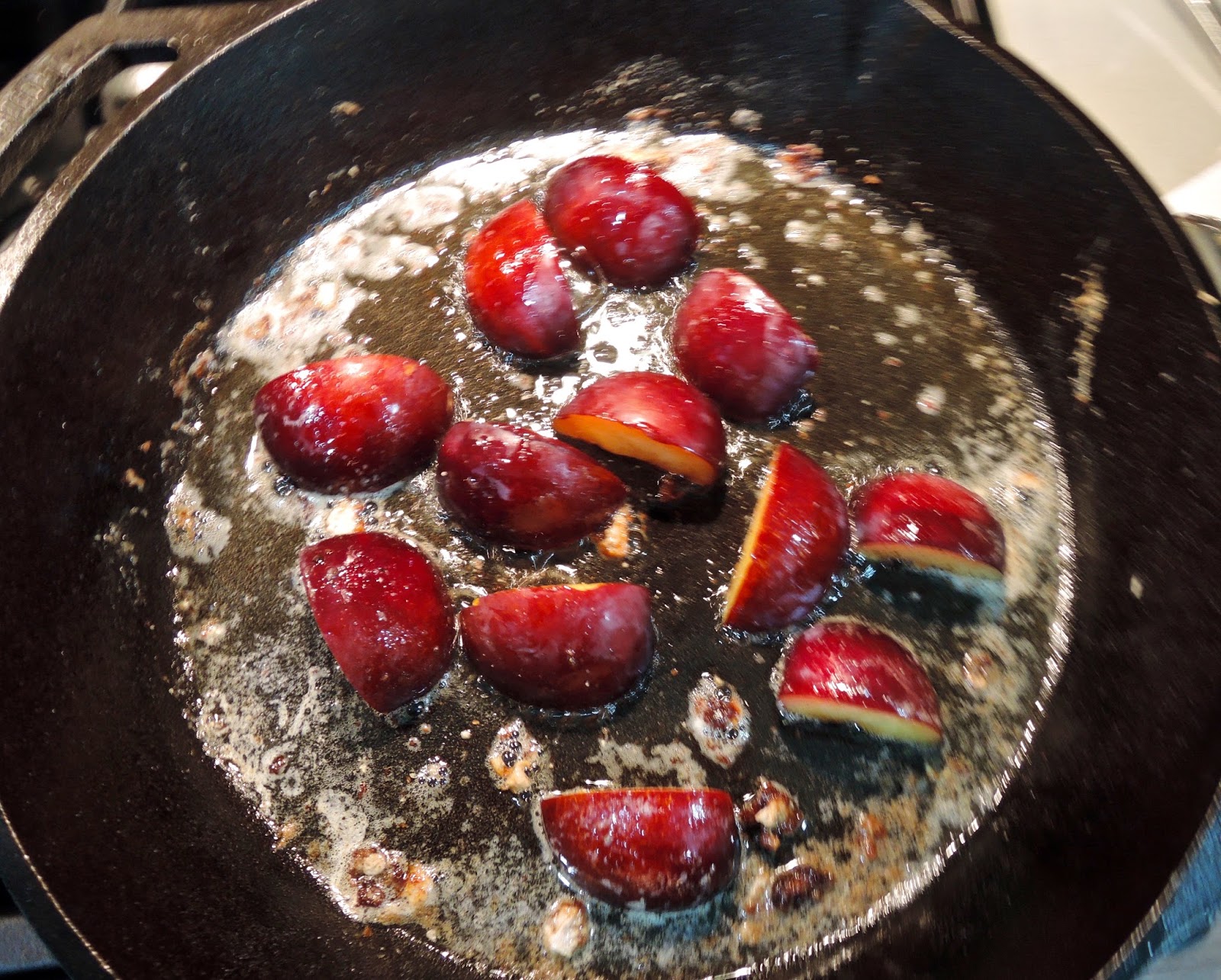 The Briny Lemon PanCooked Pork Chops with Plums and Mint