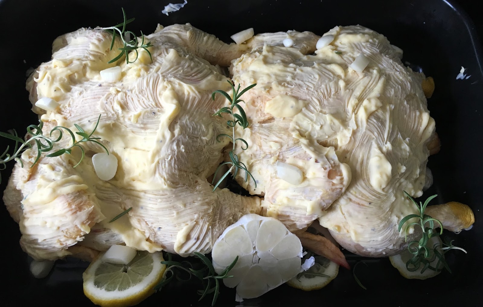 Lust auf Lecker 🌶: Platthuhn mit Knoblauch-Zitronen-Butter