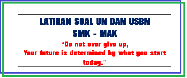 Latihan Soal Un Dan Soal Usbn Usbn Bahasa Indonesia (2