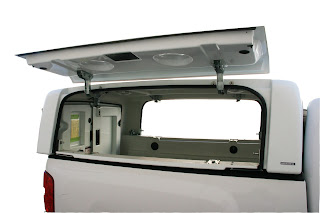 Service Body Side Compartment Doors for Tool Access