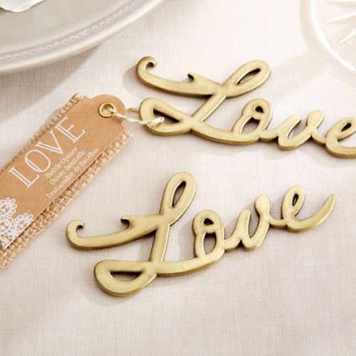 Everyone needs a bottle opener -- or two or three -- so they're perfect wedding favor ideas. Get some ideas for fun Bottle Opener Wedding Favors from www.abrideonabudget.com.