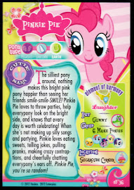 My Little Pony Pinkie Pie Series 1 Trading Card