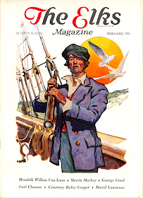 Cover Illustration for The Elks magazine, February 1931, by Edgar F. Wittmack